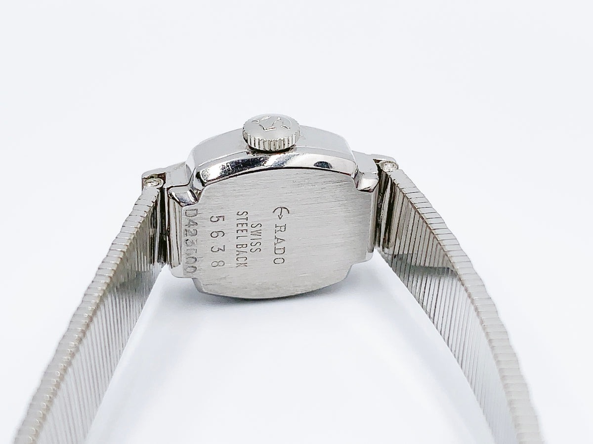 Rado hand-wound, ladies — silver dial